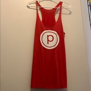 Red Pure Barre tank